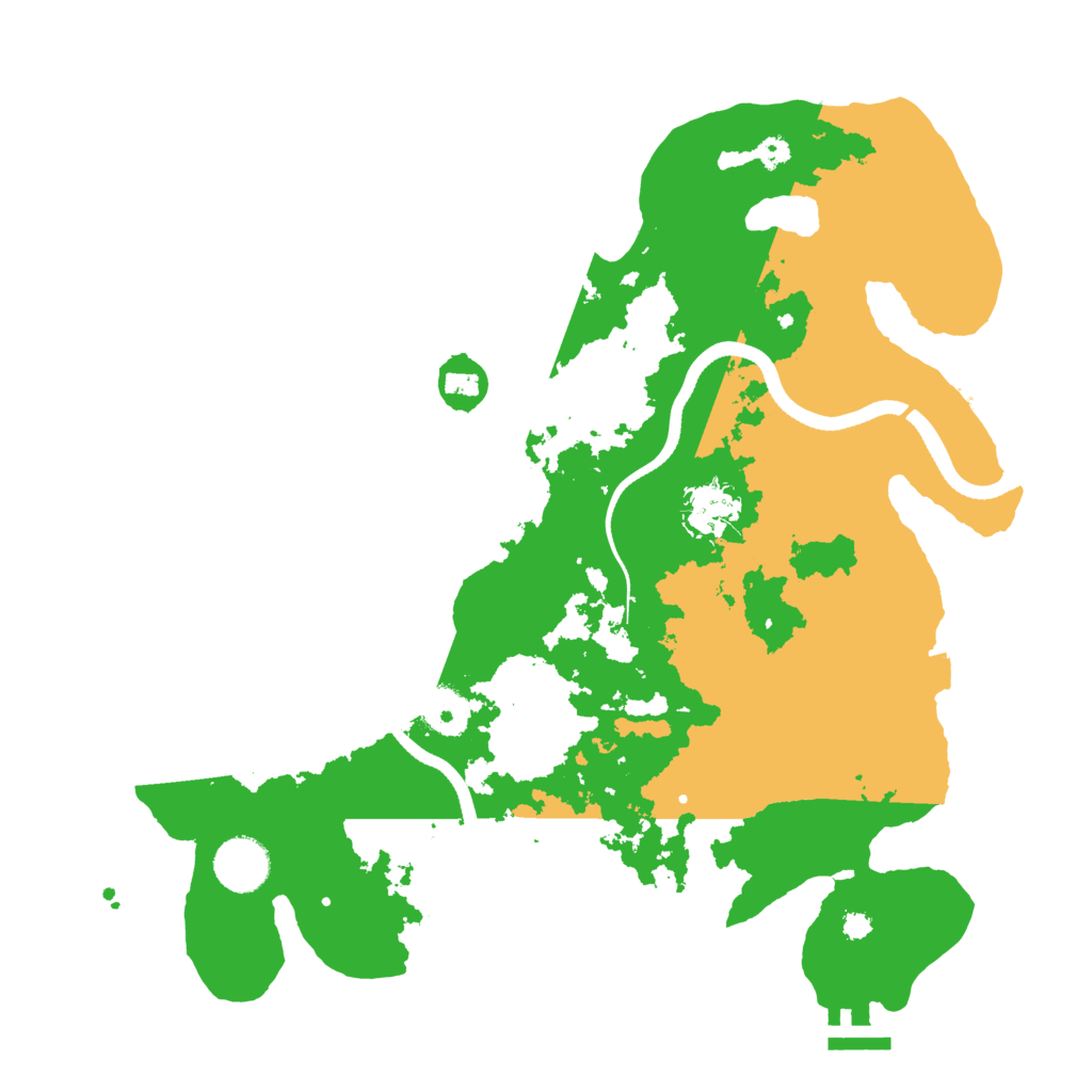 Biome Rust Map: Procedural Map, Size: 3500, Seed: 1926702245