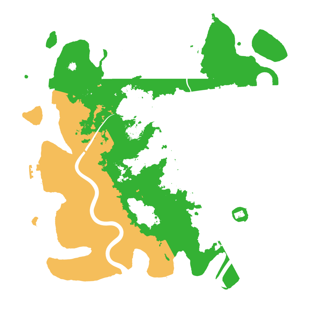 Biome Rust Map: Procedural Map, Size: 3500, Seed: 2119809448