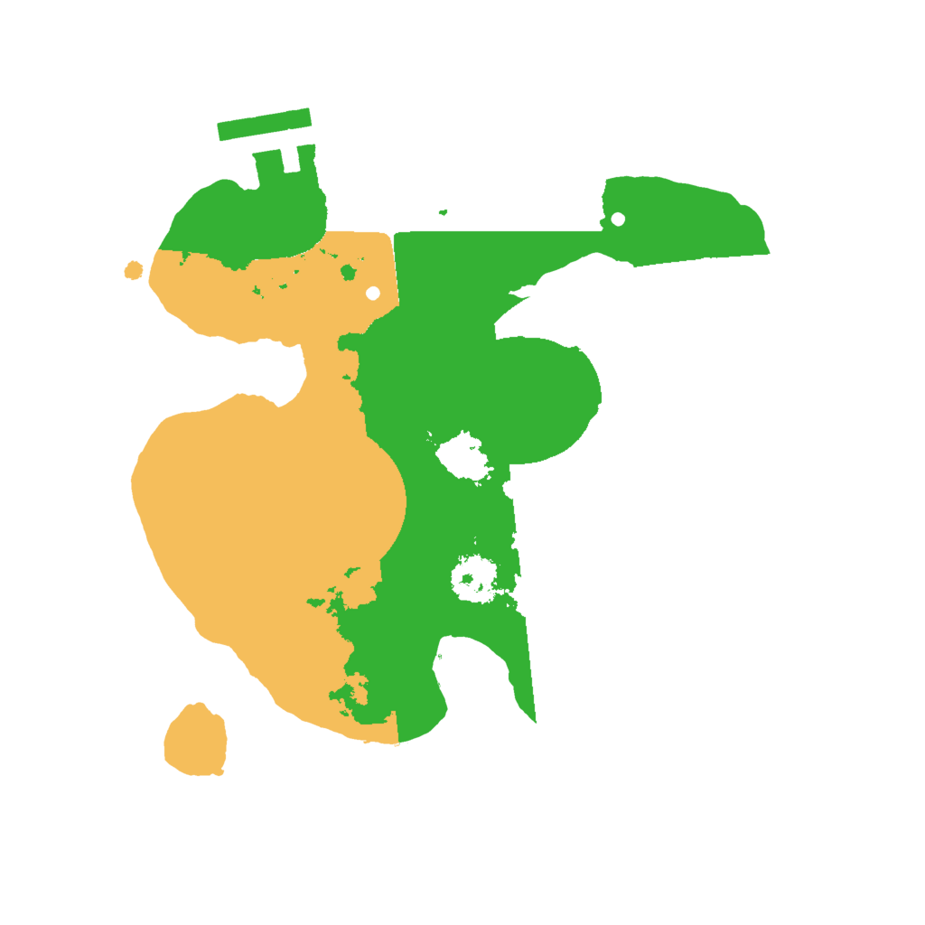 Biome Rust Map: Procedural Map, Size: 2000, Seed: 877855194