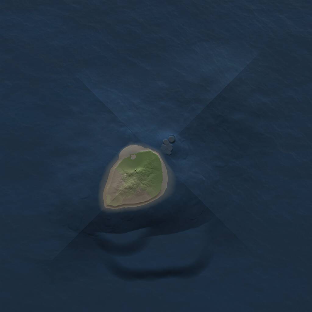 Rust Map: Procedural Map, Size: 1000, Seed: 628401530, 1 Monuments