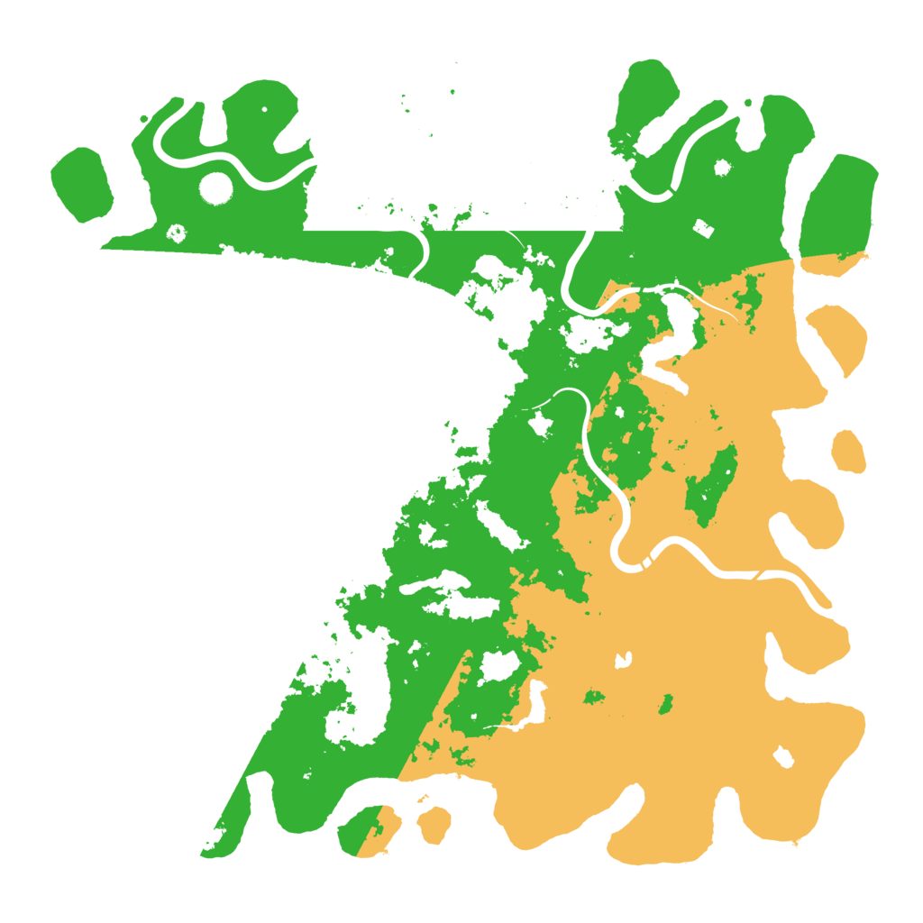 Biome Rust Map: Procedural Map, Size: 5000, Seed: 55745487