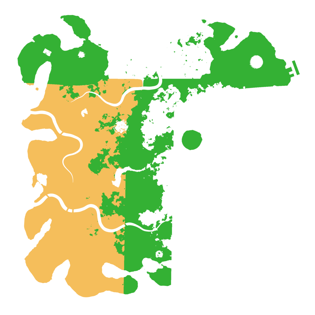 Biome Rust Map: Procedural Map, Size: 4300, Seed: 1452278124
