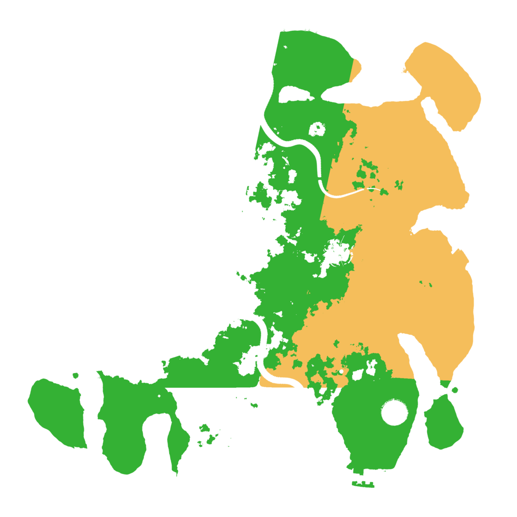 Biome Rust Map: Procedural Map, Size: 3500, Seed: 900967267