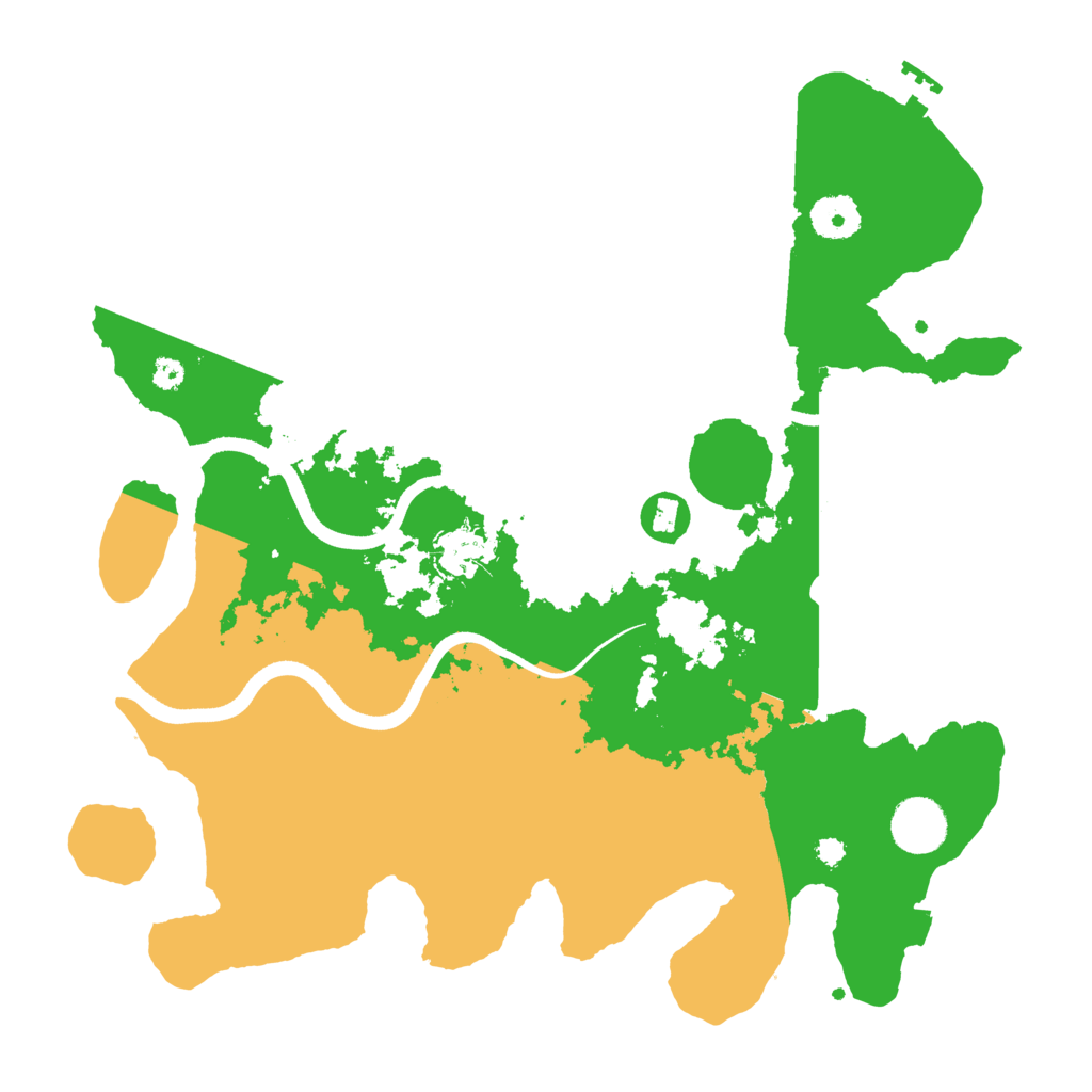 Biome Rust Map: Procedural Map, Size: 3500, Seed: 557
