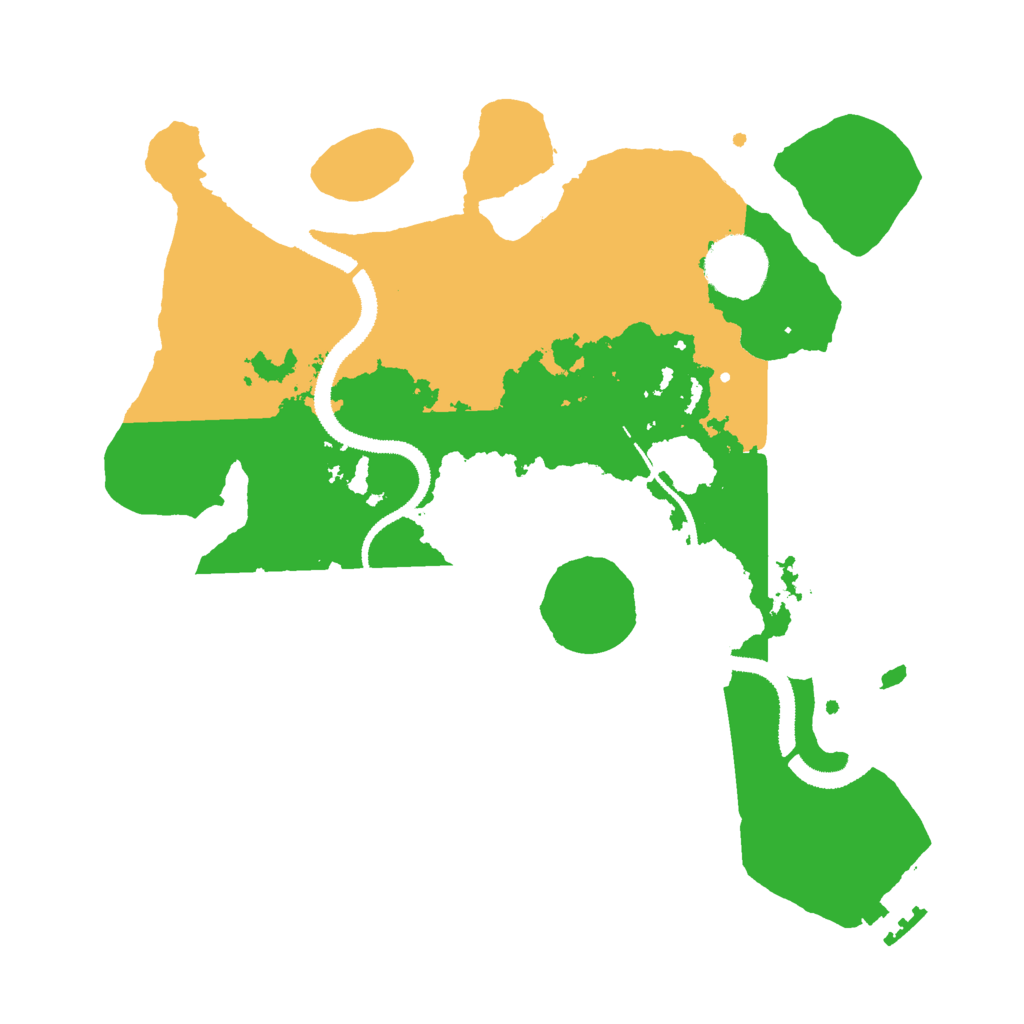 Biome Rust Map: Procedural Map, Size: 3000, Seed: 315344625