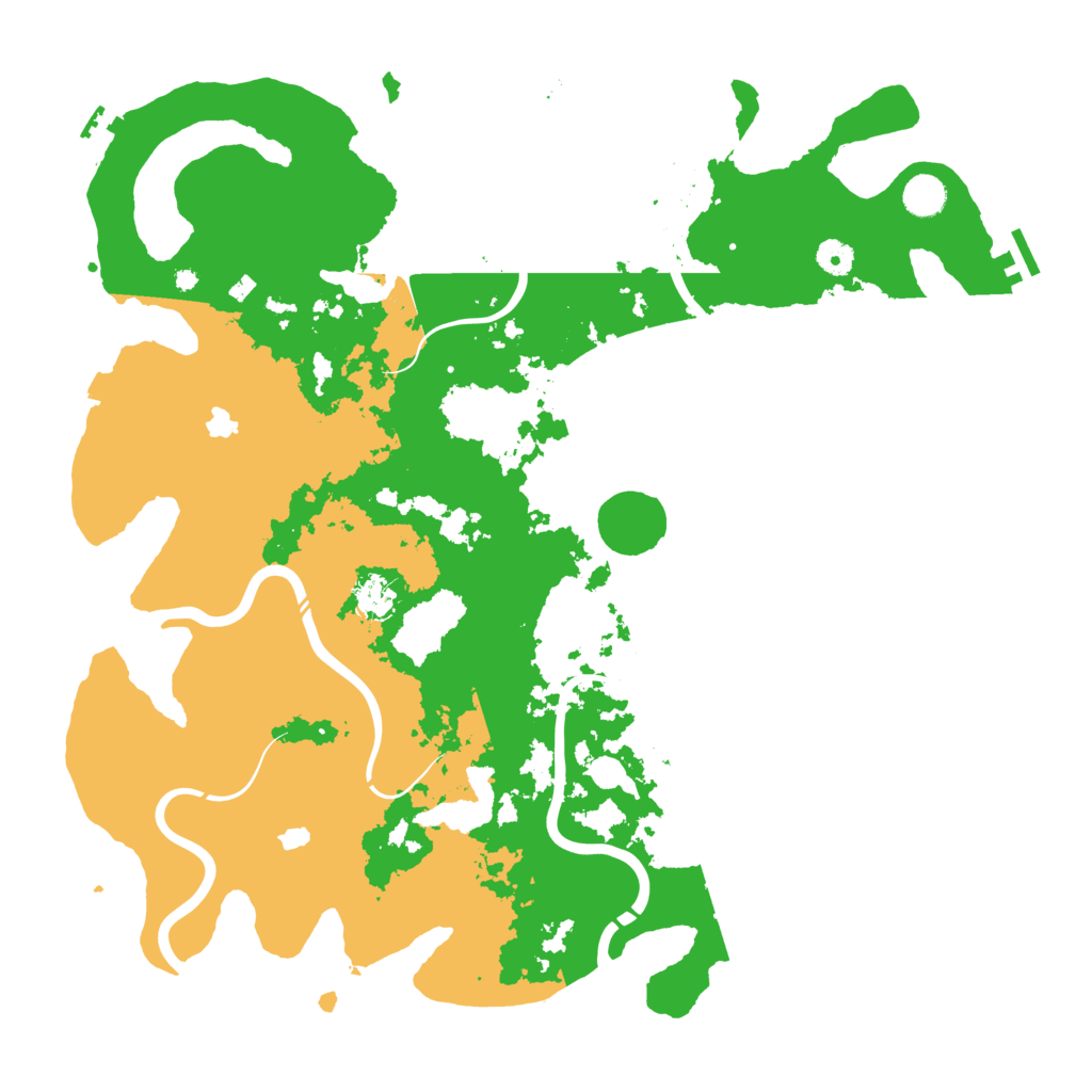 Biome Rust Map: Procedural Map, Size: 4500, Seed: 1887977405