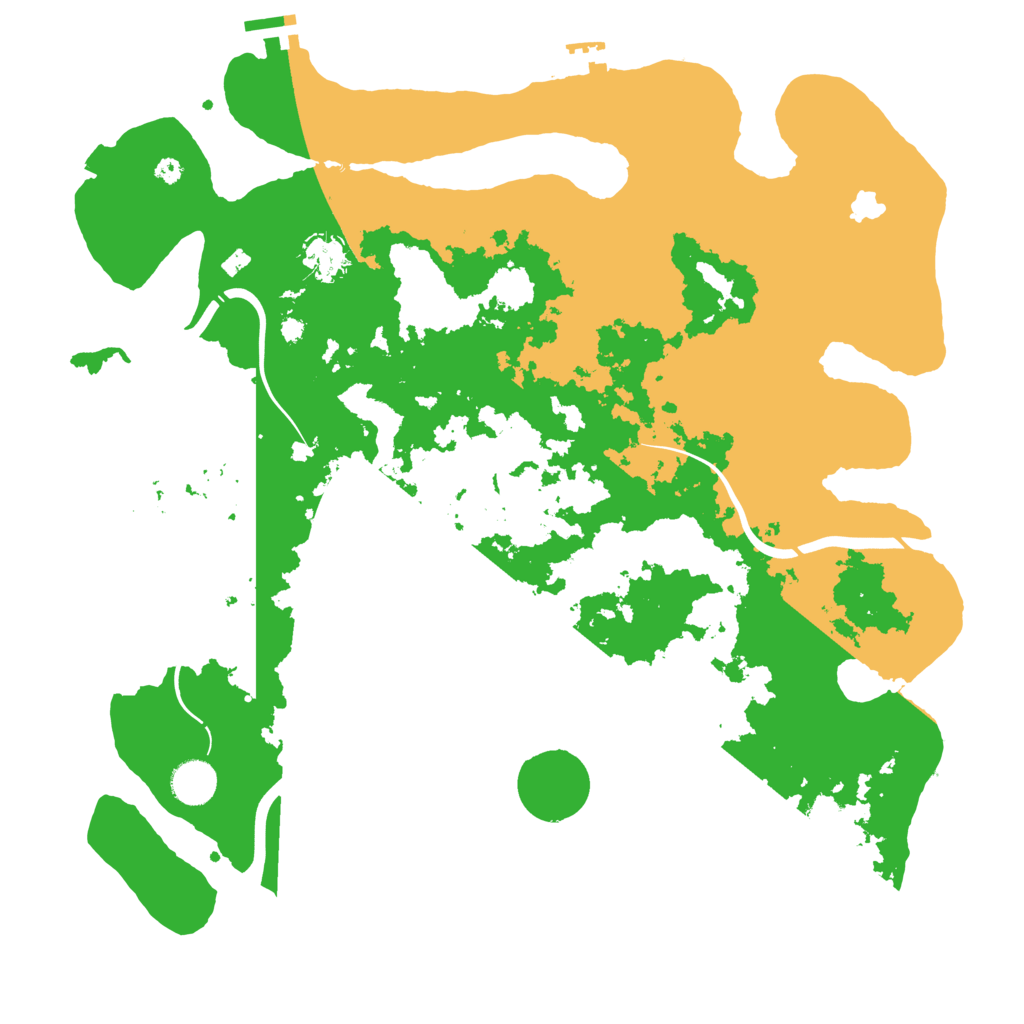 Biome Rust Map: Procedural Map, Size: 4000, Seed: 199971037