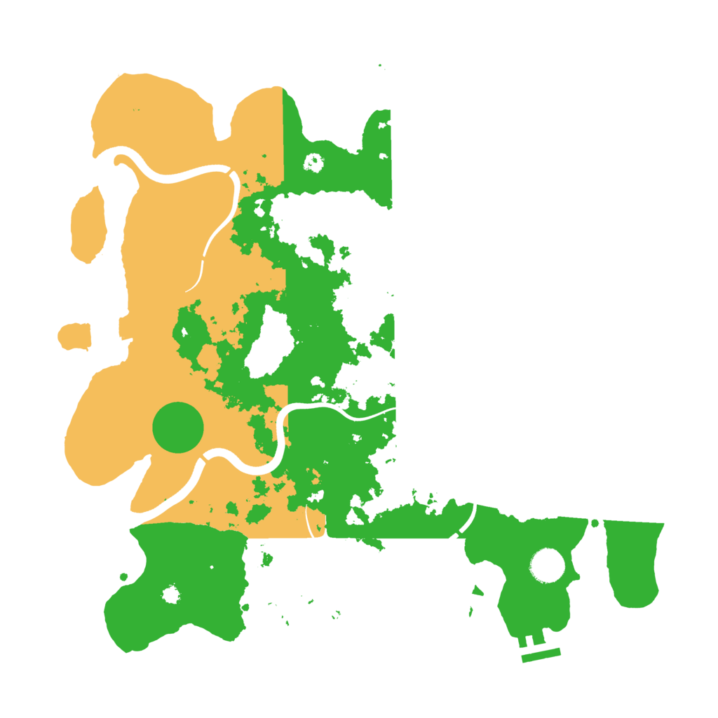 Biome Rust Map: Procedural Map, Size: 3700, Seed: 1312330210