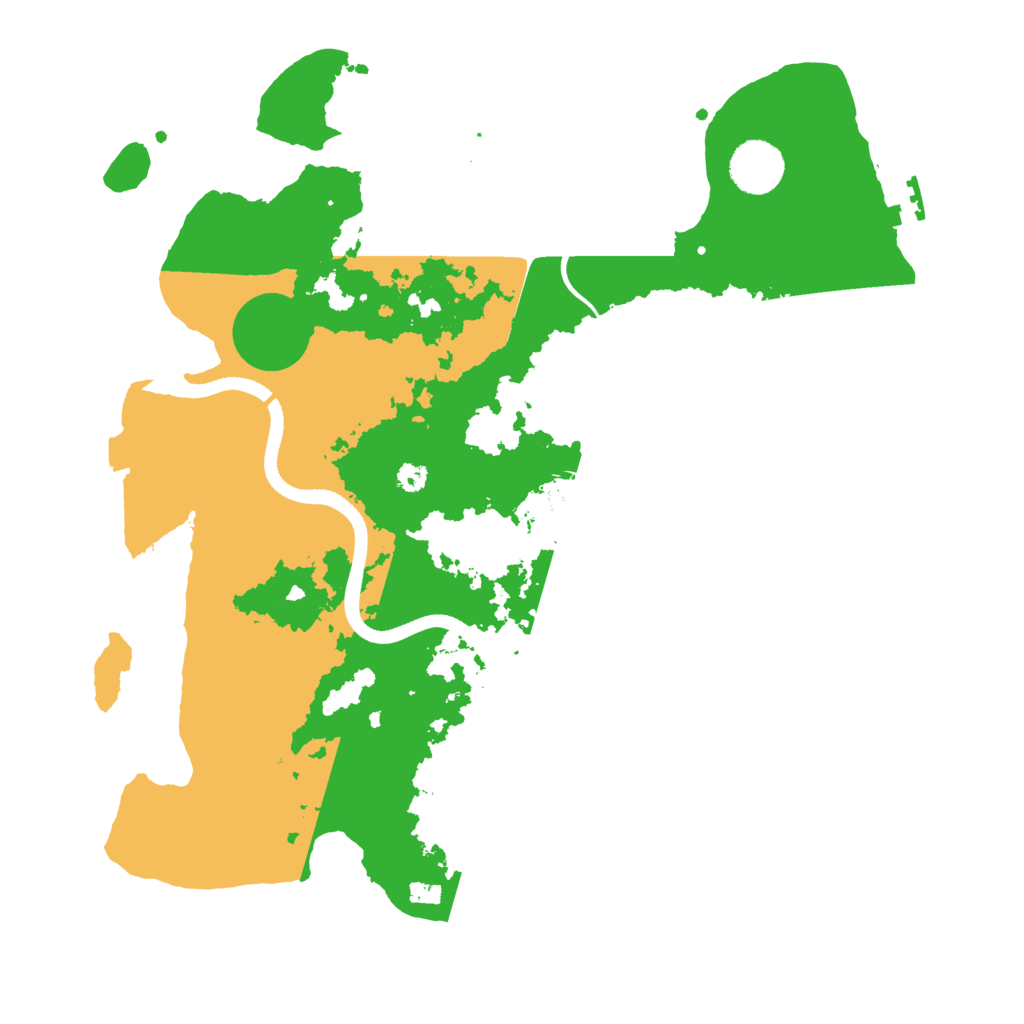 Biome Rust Map: Procedural Map, Size: 3500, Seed: 324720365