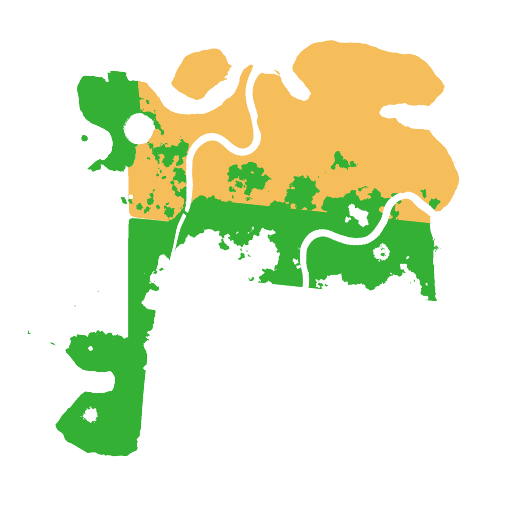 Biome Rust Map: Procedural Map, Size: 3200, Seed: 1337335980
