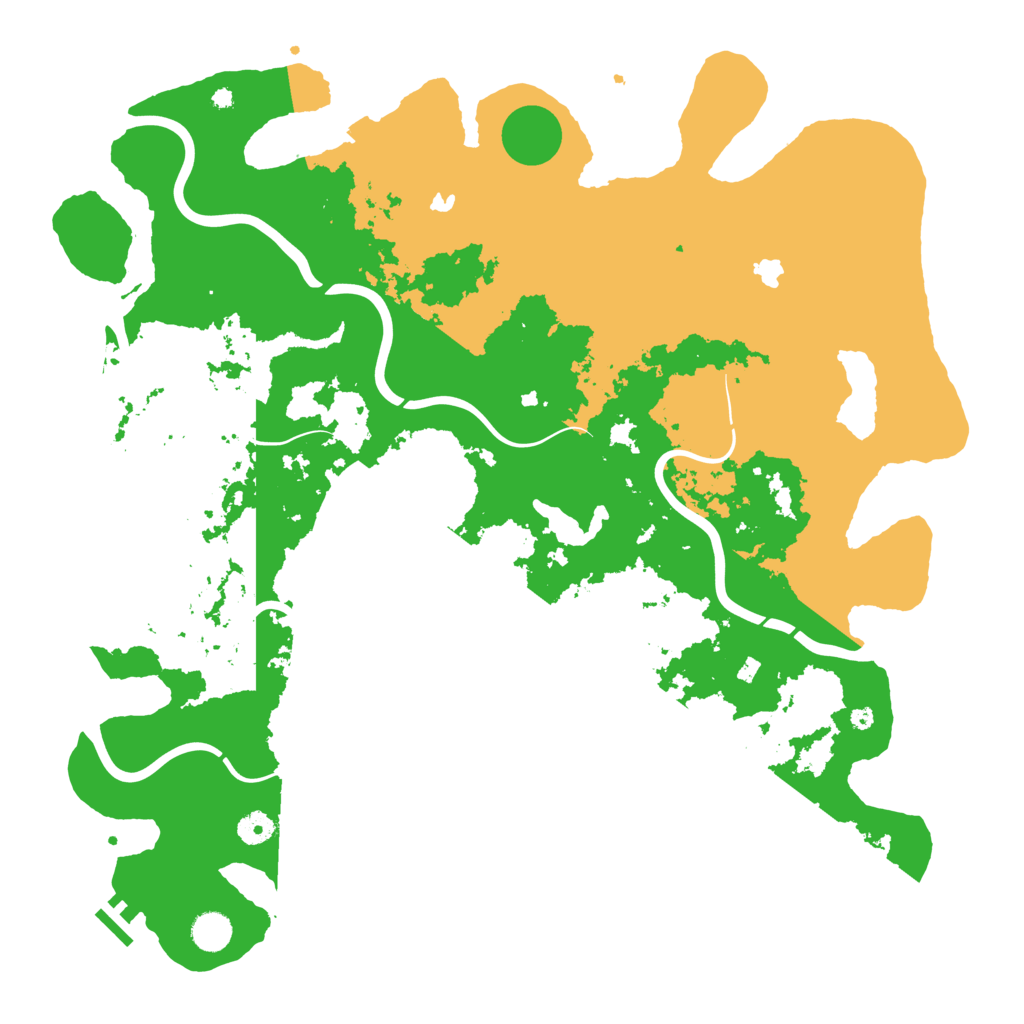 Biome Rust Map: Procedural Map, Size: 4500, Seed: 10901373