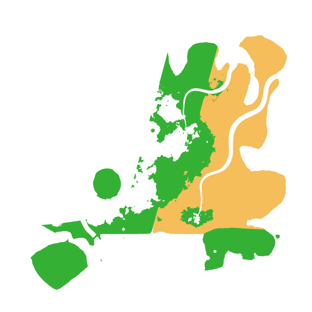 Biome Rust Map: Procedural Map, Size: 3000, Seed: 21913