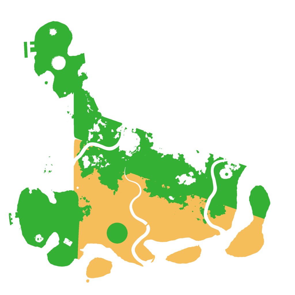 Biome Rust Map: Procedural Map, Size: 3750, Seed: 339745