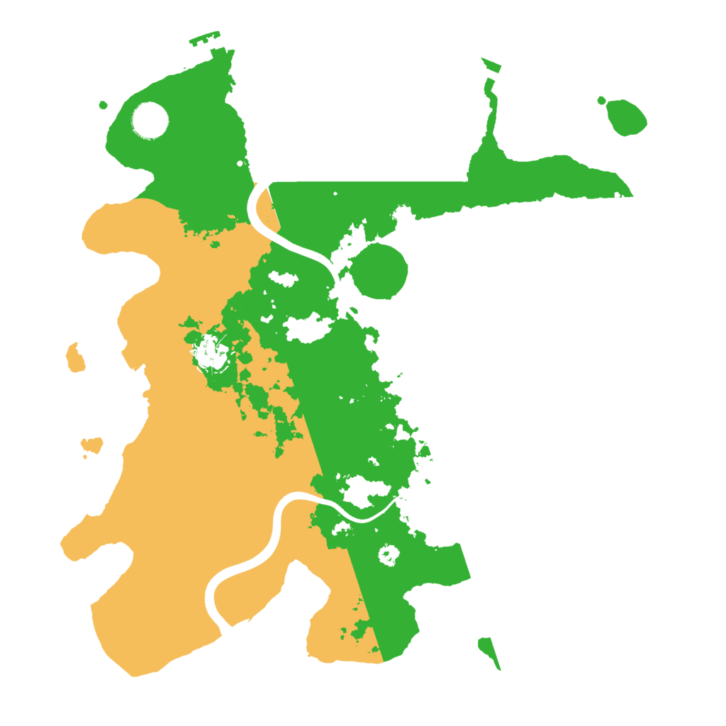 Biome Rust Map: Procedural Map, Size: 3500, Seed: 9671480