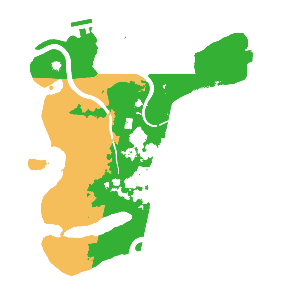 Biome Rust Map: Procedural Map, Size: 2800, Seed: 1297707500