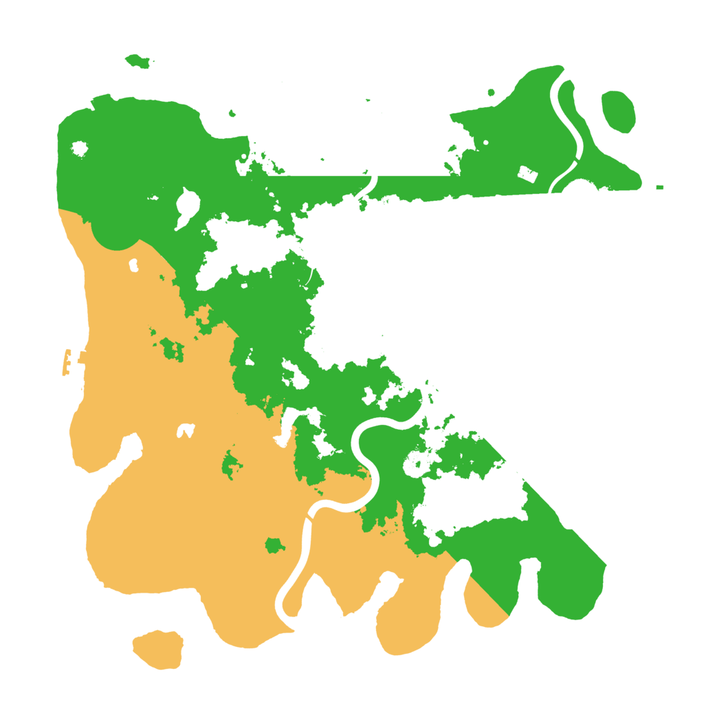 Biome Rust Map: Procedural Map, Size: 4000, Seed: 20240119
