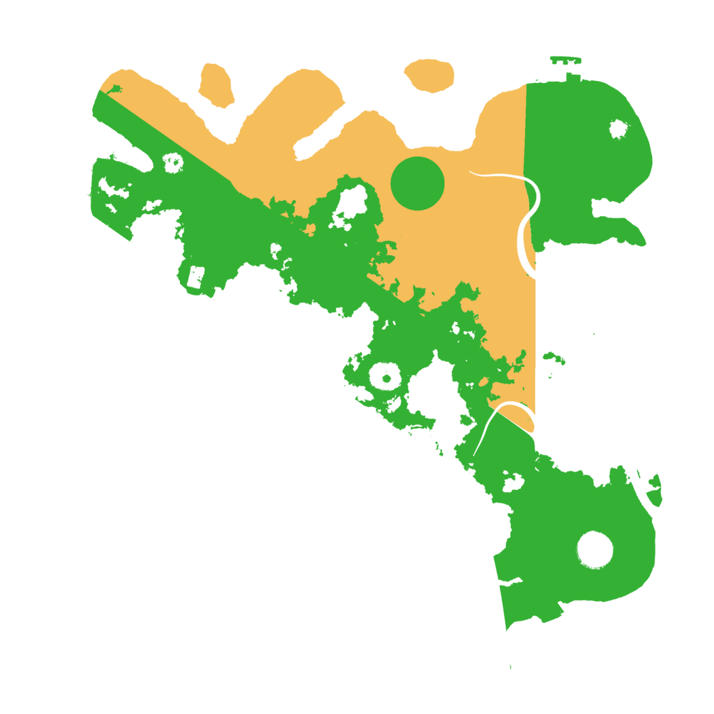 Biome Rust Map: Procedural Map, Size: 3500, Seed: 49065816