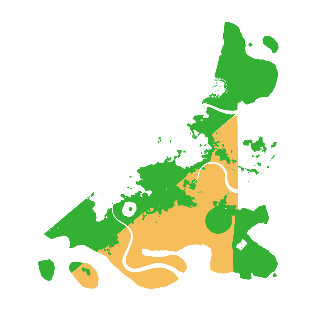 Biome Rust Map: Procedural Map, Size: 3250, Seed: 20299