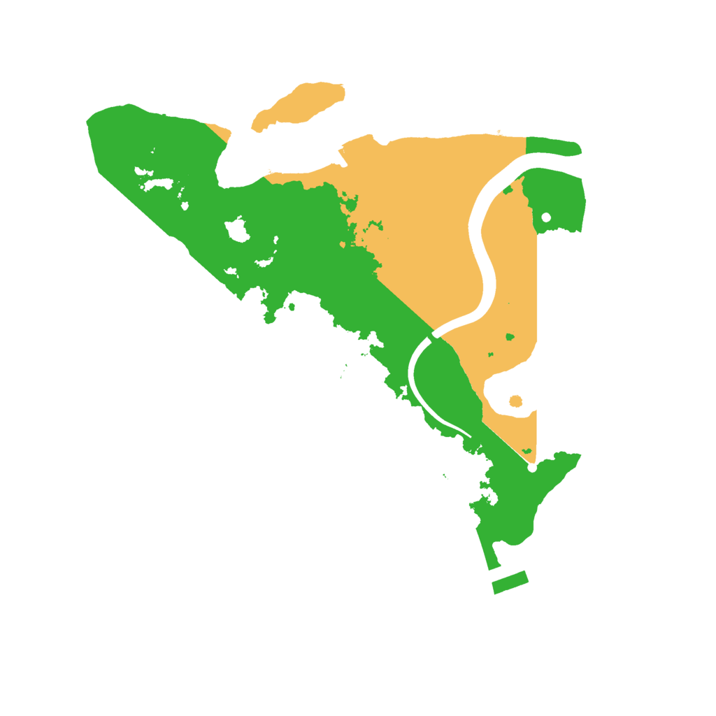 Biome Rust Map: Procedural Map, Size: 2250, Seed: 381900511