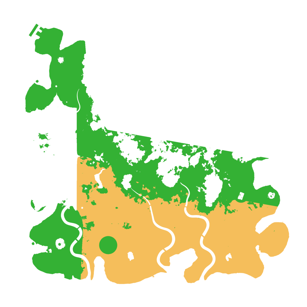 Biome Rust Map: Procedural Map, Size: 4500, Seed: 39798568