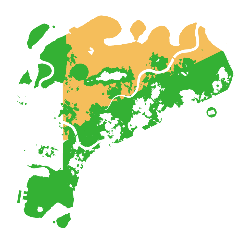 Biome Rust Map: Procedural Map, Size: 4000, Seed: 845649687