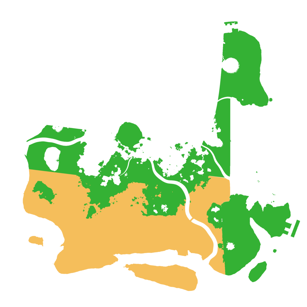 Biome Rust Map: Procedural Map, Size: 3500, Seed: 1926160930