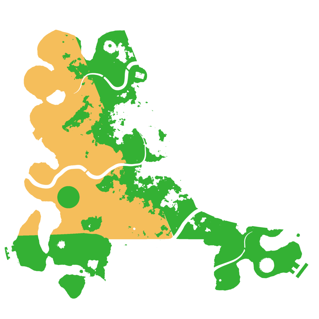 Biome Rust Map: Procedural Map, Size: 3800, Seed: 1354986437
