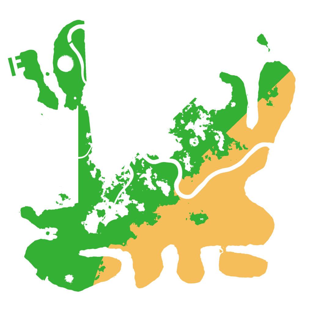 Biome Rust Map: Procedural Map, Size: 3400, Seed: 1637087718