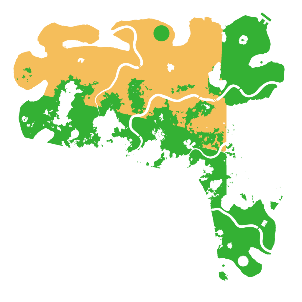 Biome Rust Map: Procedural Map, Size: 5000, Seed: 2394