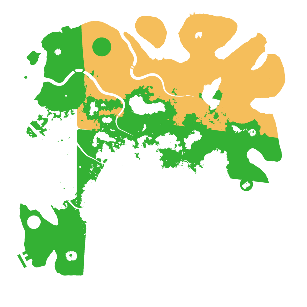 Biome Rust Map: Procedural Map, Size: 4300, Seed: 60520260
