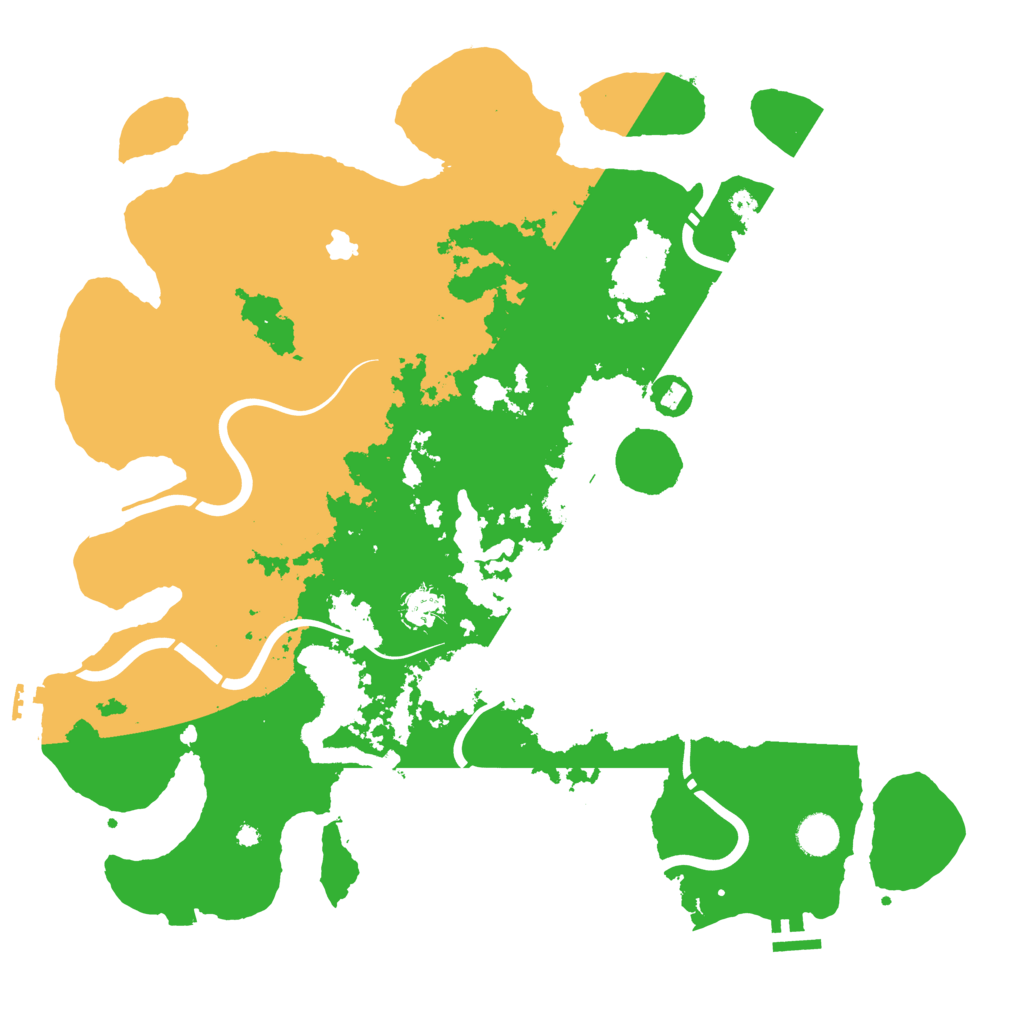 Biome Rust Map: Procedural Map, Size: 4250, Seed: 693671249