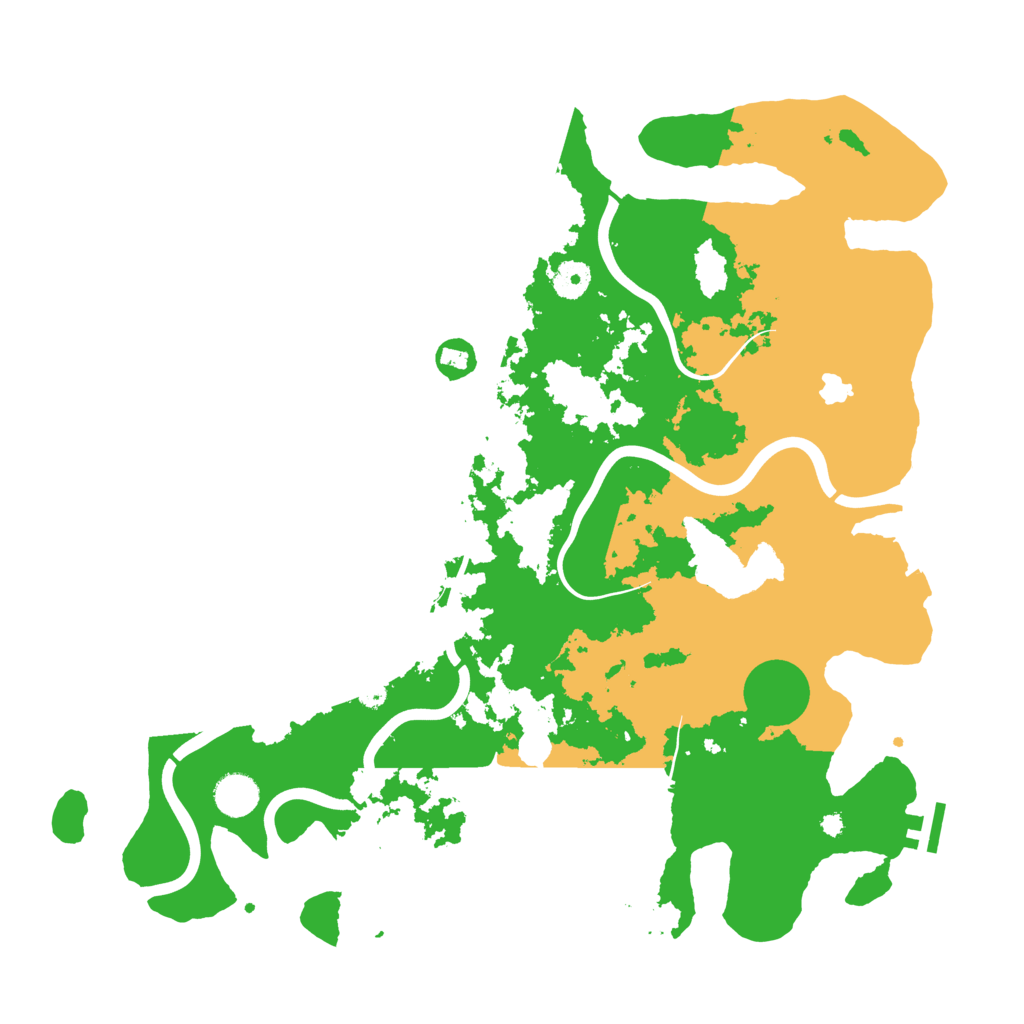 Biome Rust Map: Procedural Map, Size: 4096, Seed: 670487066