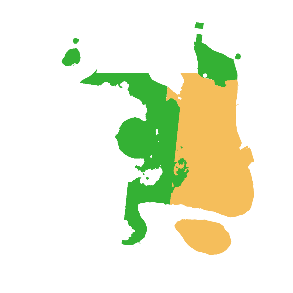 Biome Rust Map: Procedural Map, Size: 2000, Seed: 1538628113