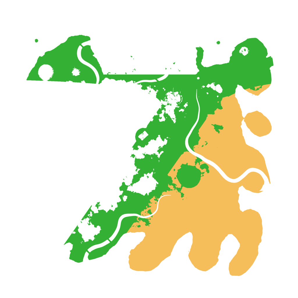 Biome Rust Map: Procedural Map, Size: 3500, Seed: 11269925