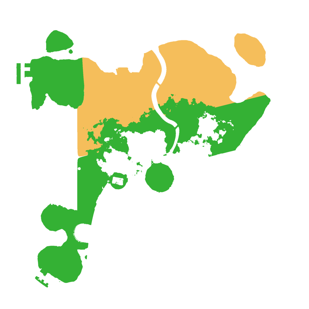 Biome Rust Map: Procedural Map, Size: 3000, Seed: 6444445