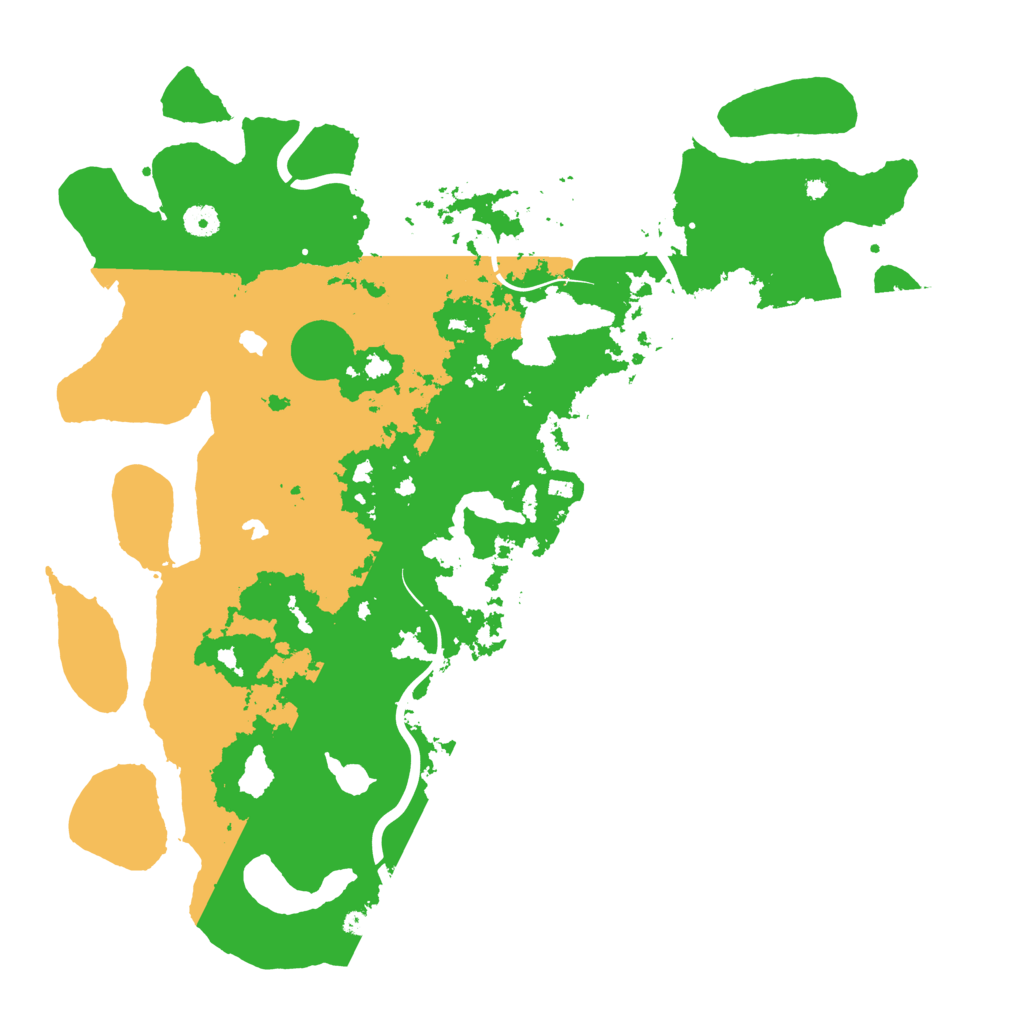 Biome Rust Map: Procedural Map, Size: 4500, Seed: 71980272