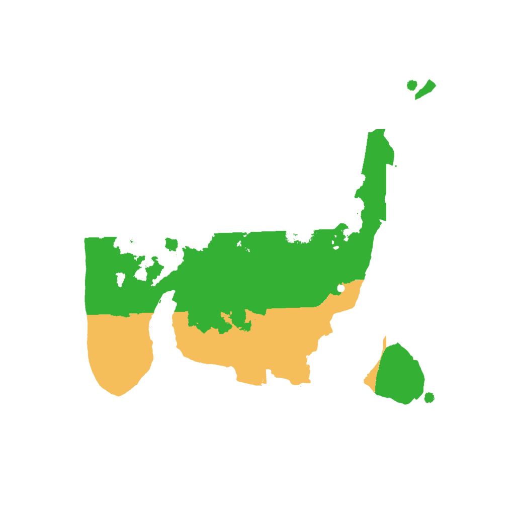 Biome Rust Map: Procedural Map, Size: 2000, Seed: 380016426