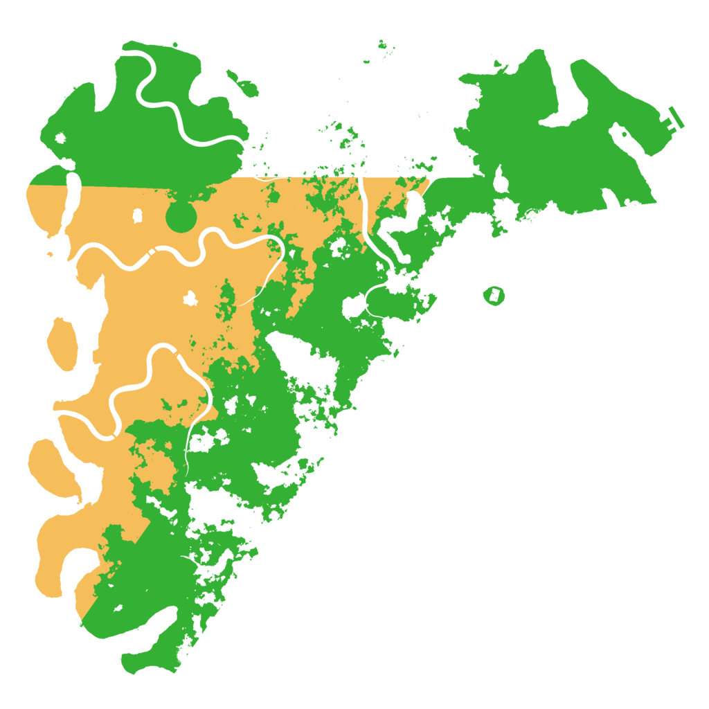 Biome Rust Map: Procedural Map, Size: 6000, Seed: 1258563