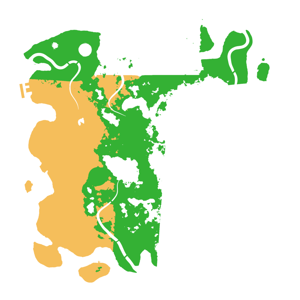 Biome Rust Map: Procedural Map, Size: 4250, Seed: 384785048