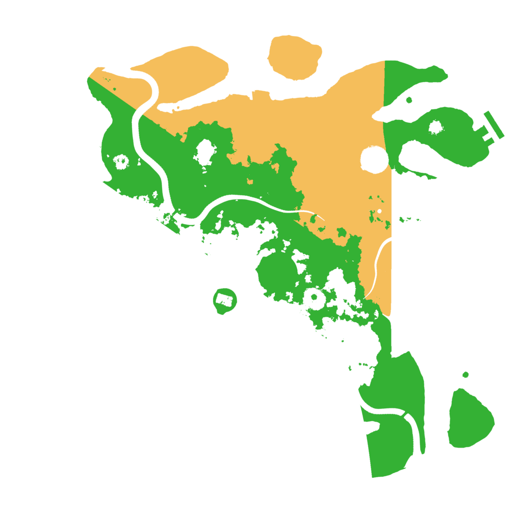 Biome Rust Map: Procedural Map, Size: 3500, Seed: 769861578