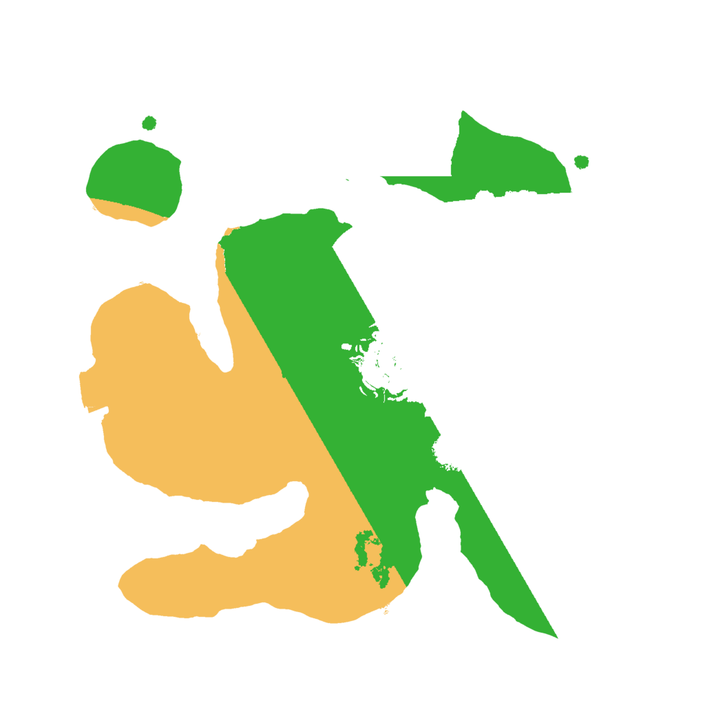 Biome Rust Map: Procedural Map, Size: 2000, Seed: 543711029