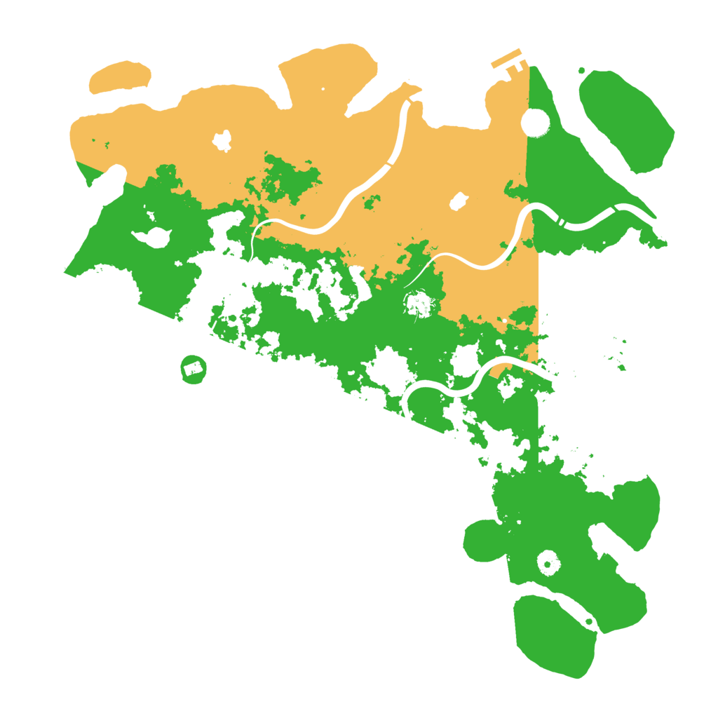 Biome Rust Map: Procedural Map, Size: 4500, Seed: 457513880