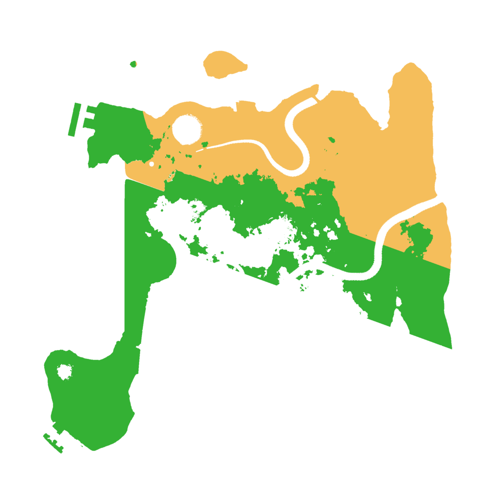 Biome Rust Map: Procedural Map, Size: 3000, Seed: 1986274831