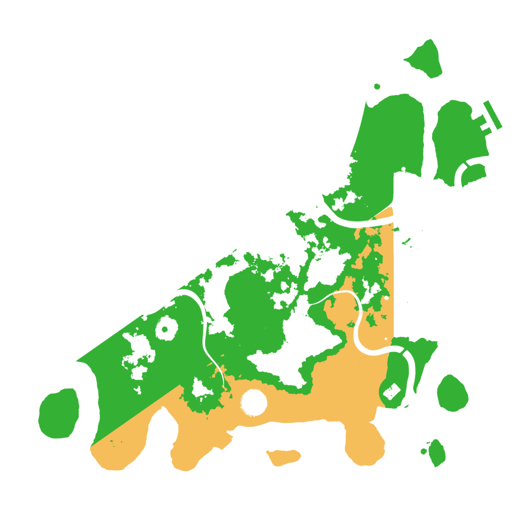 Biome Rust Map: Procedural Map, Size: 3500, Seed: 1367178275
