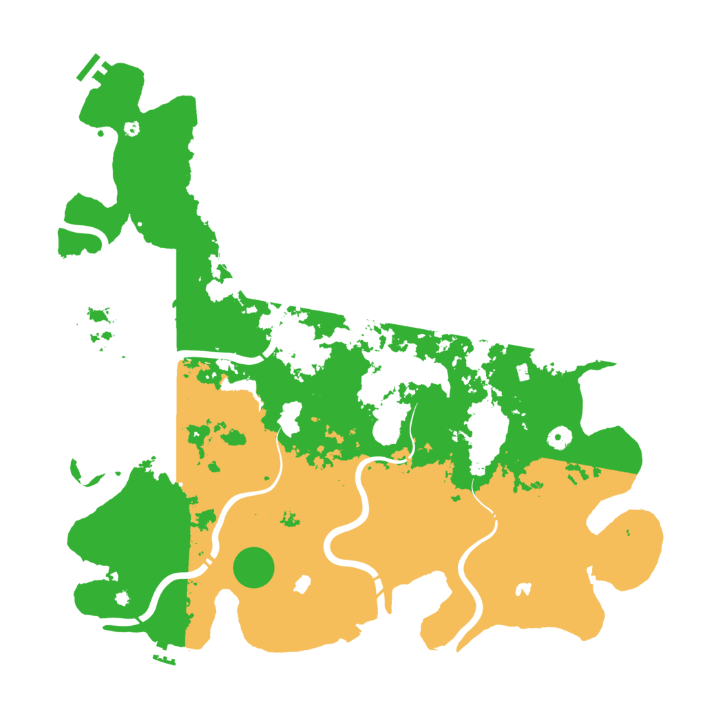 Biome Rust Map: Procedural Map, Size: 4520, Seed: 39798568