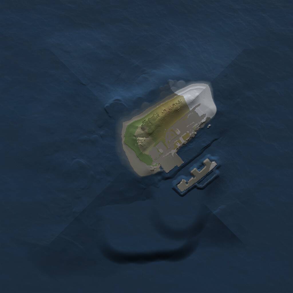 Rust Map: Procedural Map, Size: 1000, Seed: 896893011, 2 Monuments