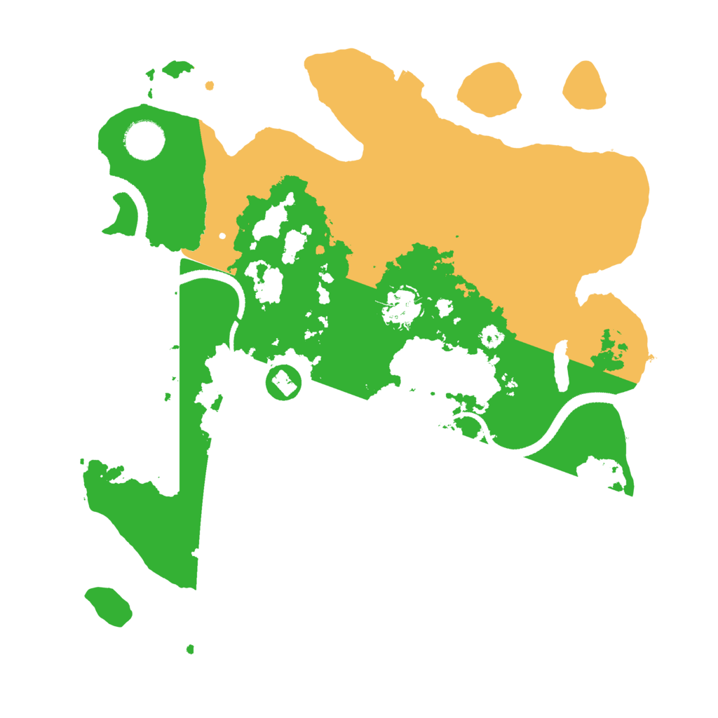 Biome Rust Map: Procedural Map, Size: 3200, Seed: 1852927252