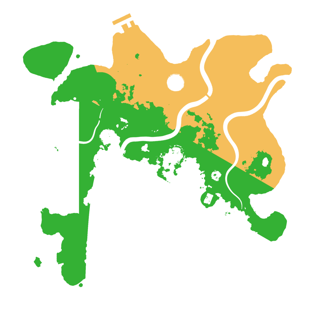 Biome Rust Map: Procedural Map, Size: 3250, Seed: 973654876