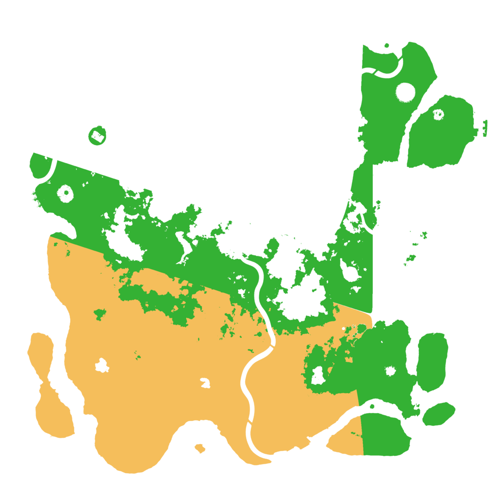Biome Rust Map: Procedural Map, Size: 4500, Seed: 943090158