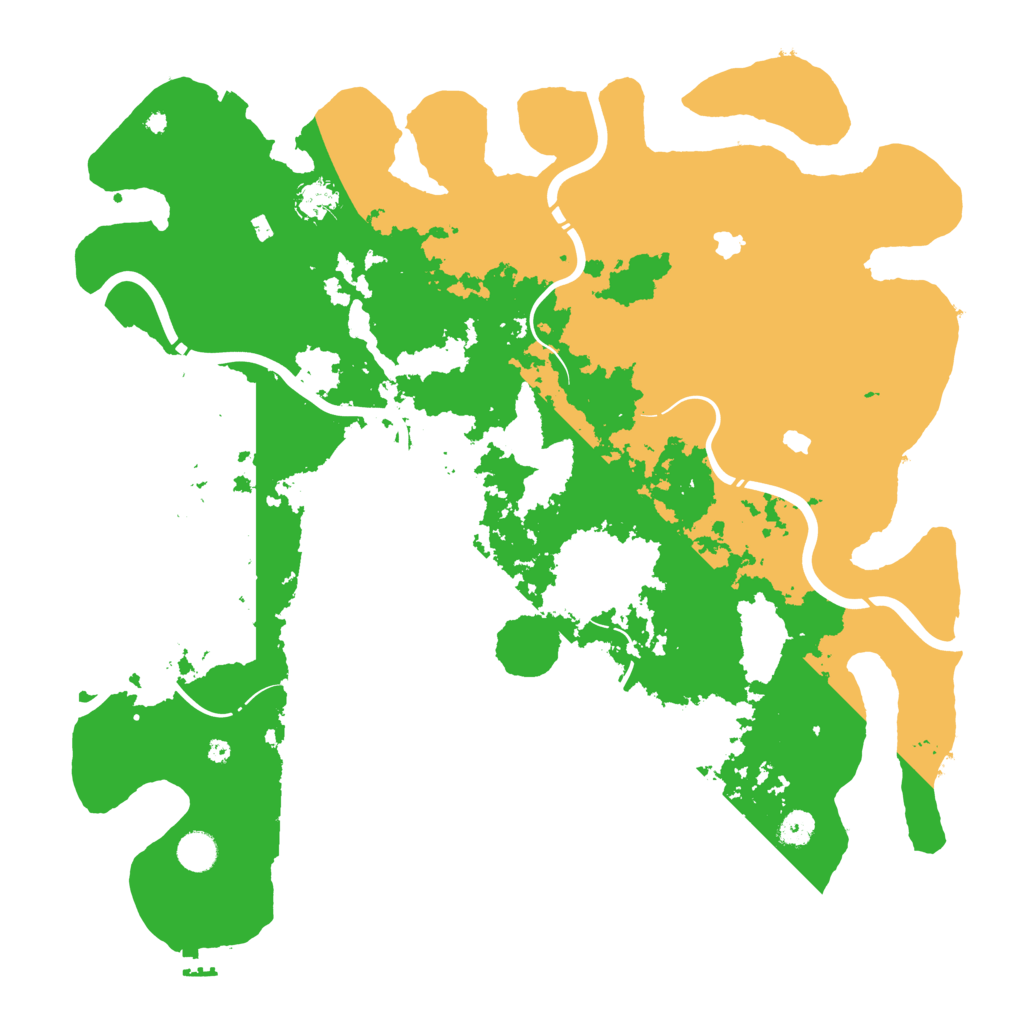 Biome Rust Map: Procedural Map, Size: 4500, Seed: 1214714037